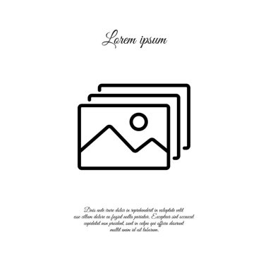 Galeri web satırı simgesi