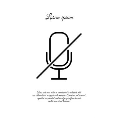 Tasarım mikrofonu simgesinin