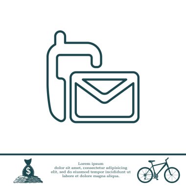 SMS satırı simgesi