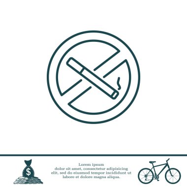 Sigara içme işareti simgesi yok