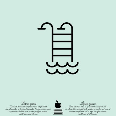 Merdiven havuzu simgesine