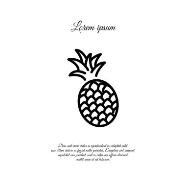 Ananas Web satırı simgesi