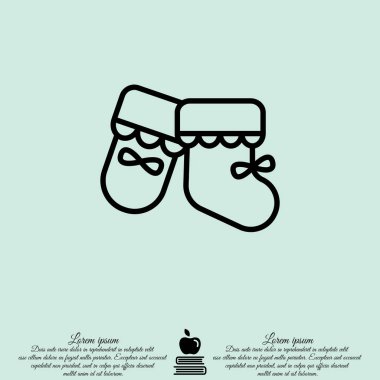 Tasarım bebek simgesinin.