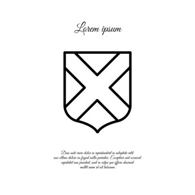 Kalkan Web satırı simgesi