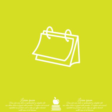 Web satırı simgesi. Takvim