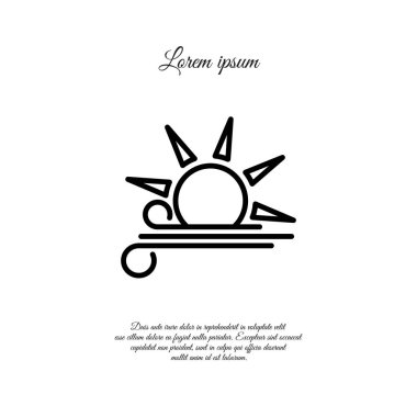 Hava durumu web simgesi