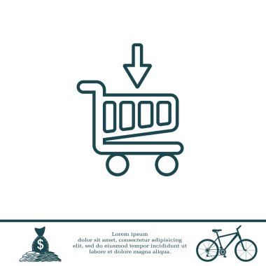 Alışveriş arabası simgesi