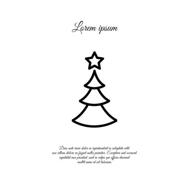 Noel ağacı web simgesi