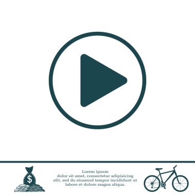 düğme web simgesi oynamak