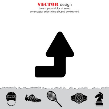 Ok sağ yukarı simgesi