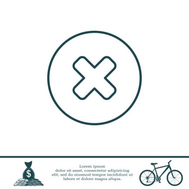 Silme işareti satırı simgesi