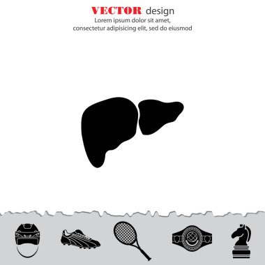 İnsan karaciğer simgesi