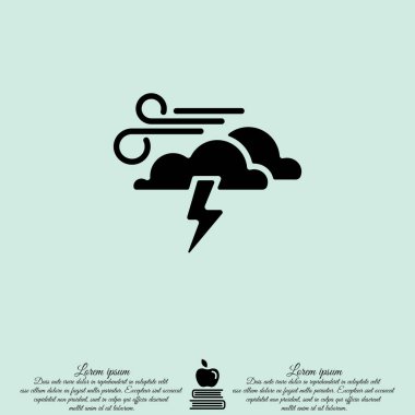 Şimşek, bulutlar ve Rüzgar