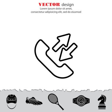 Gelen ve giden aramaları simgesi