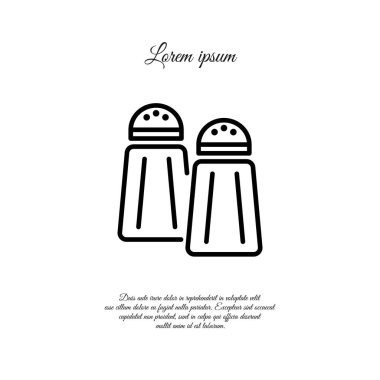 Tuz ve biber satırı simgesi