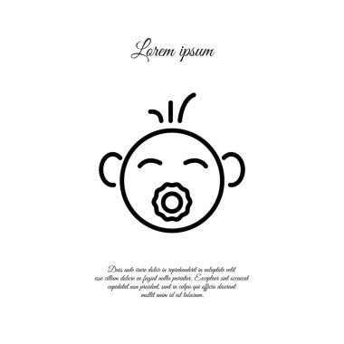 Tasarım bebek simgesinin.