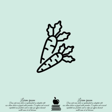 Havuç web satırı simgesi