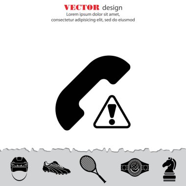 Uyarı arama simgesi