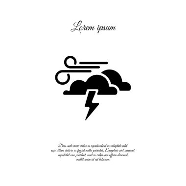 Şimşek, bulutlar ve Rüzgar