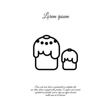 Paskalya kek simgesi