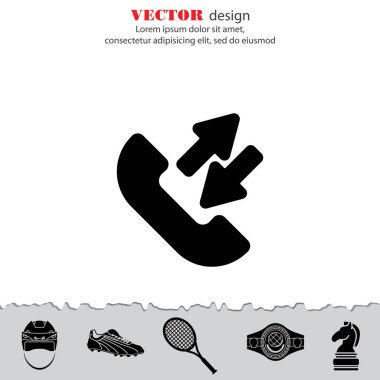 Gelen ve giden aramaları simgesi