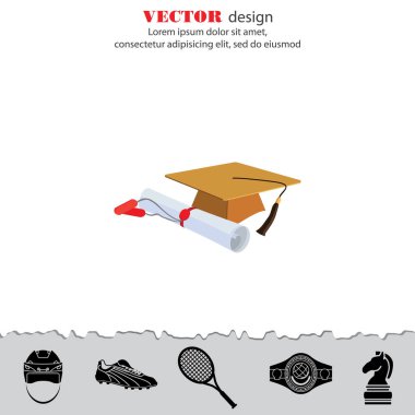 Öğrencinin kap ve diploma