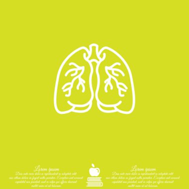 İnsan akciğerleri simgesi