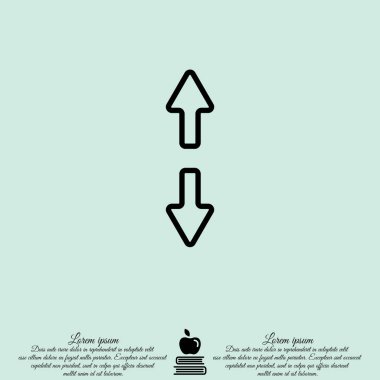 Yukarı ve aşağı okları