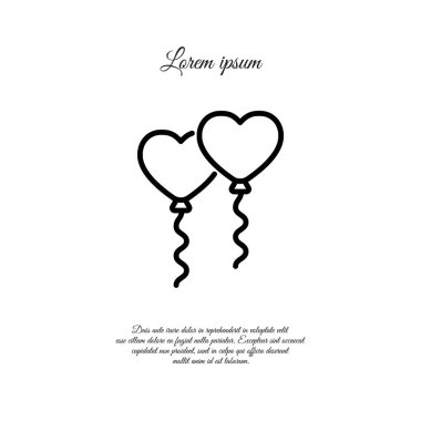 Web satırı simgesi. Balonlar