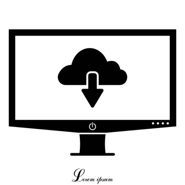 Bulut indirme simgesi