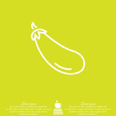 Patlıcan web satırı simgesi