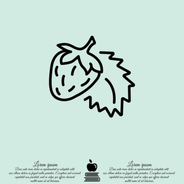 Çilek Web satırı simgesi