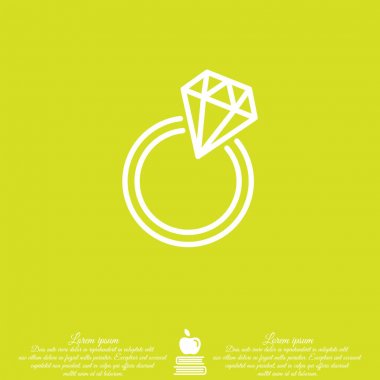 Elmas yüzük simgesi