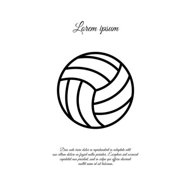 Voleybol topu simgesini