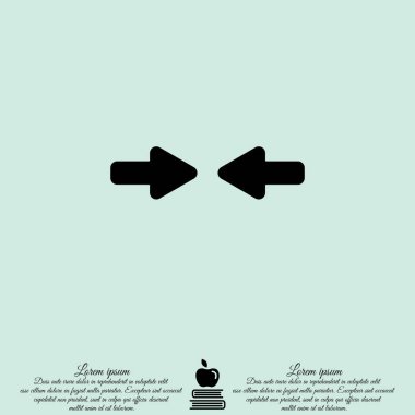 sol ve sağ okları simge