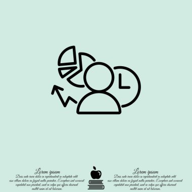 Web satırı simgesi. İşletme