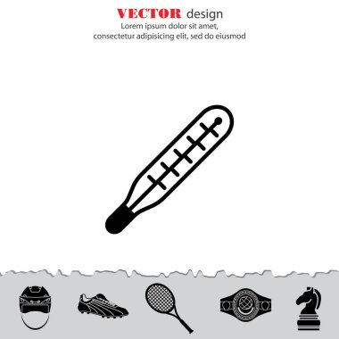 Web simgesi. Termometre