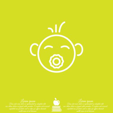 Tasarım bebek simgesinin.