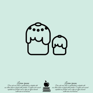 Paskalya kek simgesi