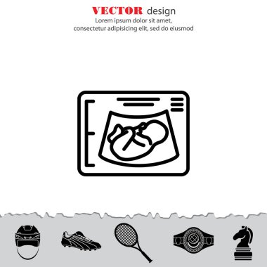 Ultrasonografi web satırı simgesi