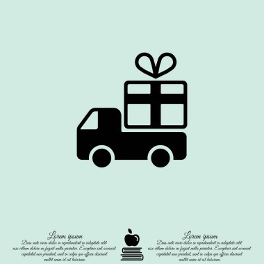 Web simgesi. Teslimat