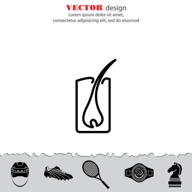 saç düzeni simgesini