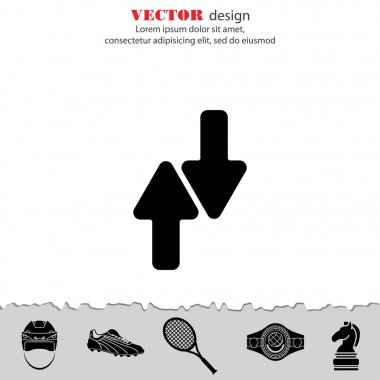 Web satırı simgesi. Oklar