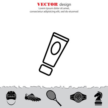 Güzellik kremi web simgesi