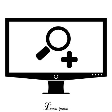 Büyüteç'i satırı simgesi