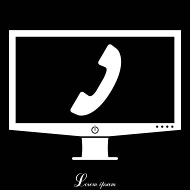 telefon cep telefonu simgesi