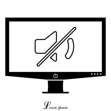 Sessiz ses satırı simgesi