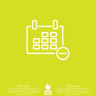 Takvim satırı simgesi