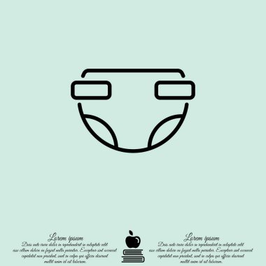 Tasarım bebek simgesinin.