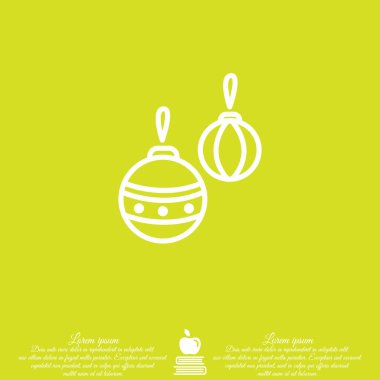 Noel topları simgesi